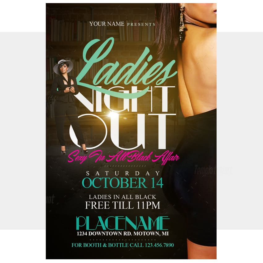 Ladies Night Out Invitation Template
